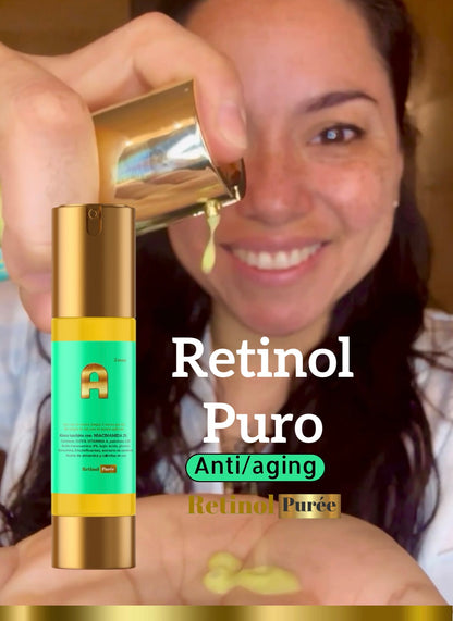 Borra Arrugas y cicatrices tratamiento completo de Retinol, niacinamida para piel desidratada y vieja,y limpiador 100% efectivo cleanser de acido kojico, Vitamina E con propóleos