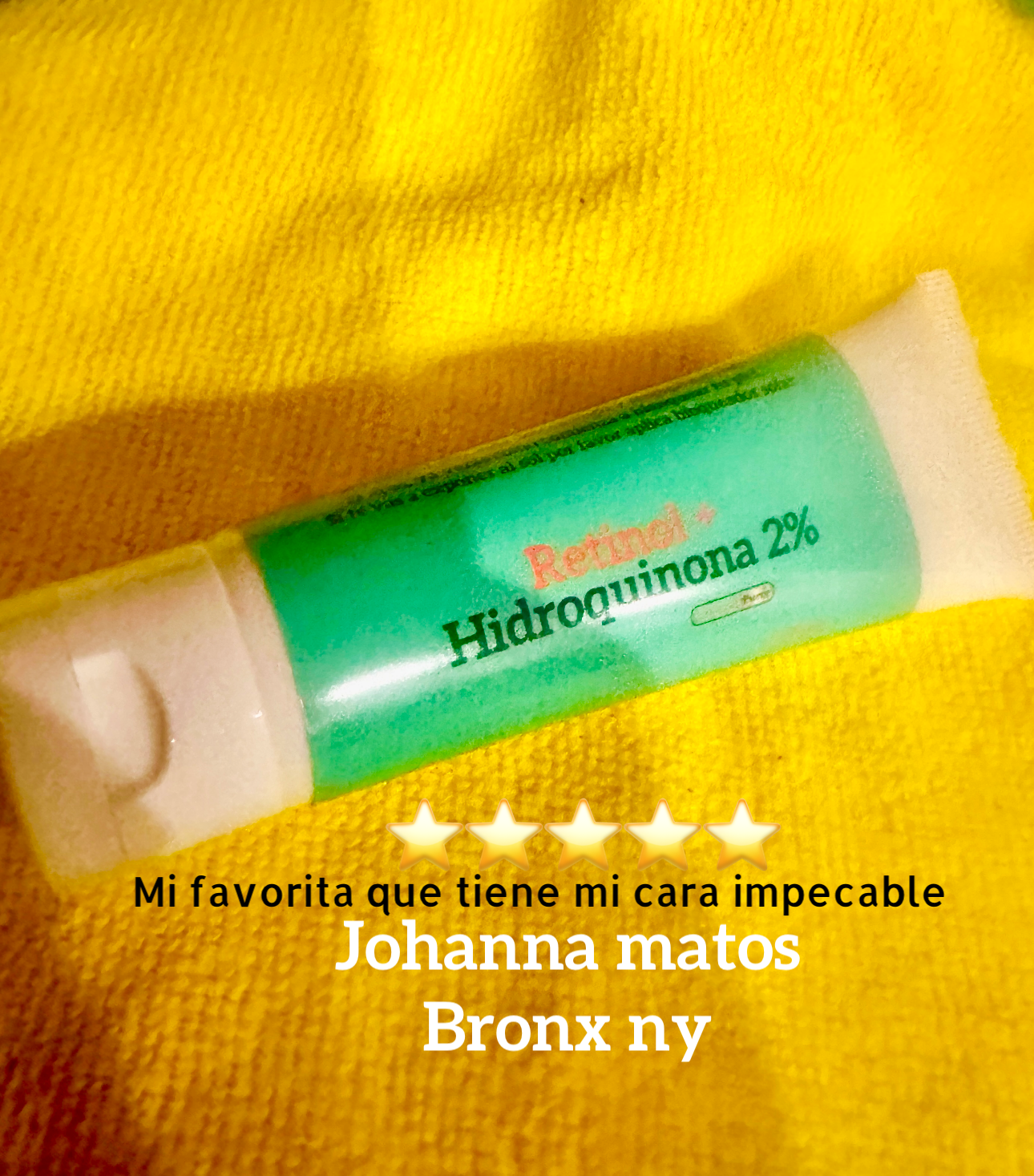 RETINOL+ HIDROQUINONA2%  Vitamina E,B5 es una solución efectiva que Combate MANCHAS/ e hiperpigmentación