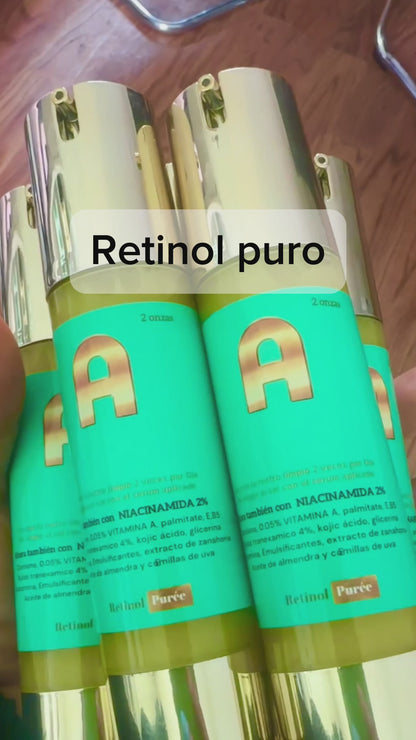 RETINOL+ HIDROQUINONA2%  Vitamina E,B5 es una solución efectiva que Combate MANCHAS/ e hiperpigmentación